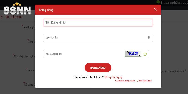 Chi tiết cách đăng nhập 88NN